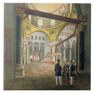 The Mosque El Aksa, from 'Souvenirs of Jerusalem', Tile