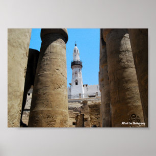 The Mosque of Luxor Temple Poster
