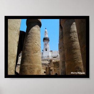 The Mosque of Luxor Temple Poster