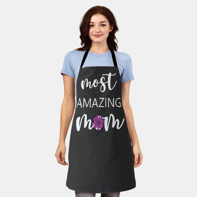 The Most Amazing Mom Mother's Day Gift Apron (Worn)
