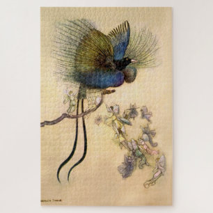 “The Most Beautiful Bird” by Warwick Goble Jigsaw Puzzle