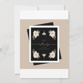 The most beautiful moments of life invitation