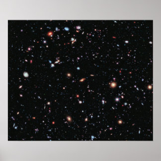 The Most Distant Galaxies - A Decade Of Hubble Poster