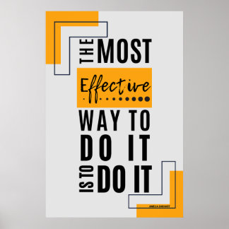 The Most Effective Way: Daring Action Poster