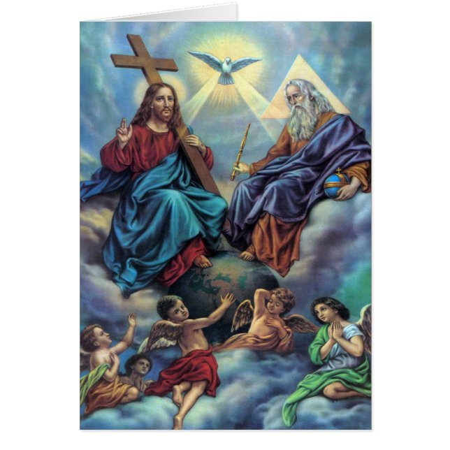 The Most Holy Trinity Card (Front)