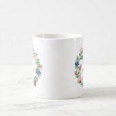 The Most Loved Grandma Ever Floral Wreath Coffee Mug (Center)
