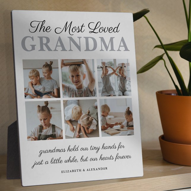 The Most Loved Grandma Photo Plaque (Creator Uploaded)