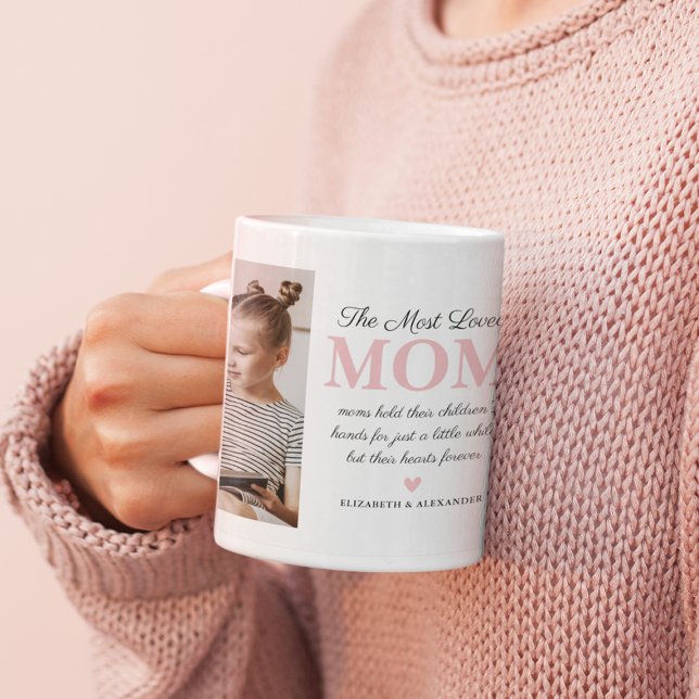 The Most Loved Mother Family Photo Coffee Mug (Creator Uploaded)