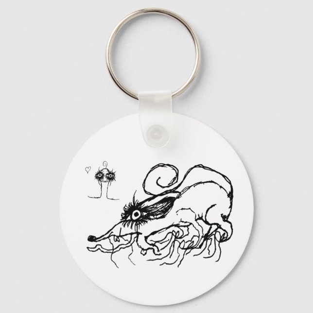 the most loving of them all key ring (Front)