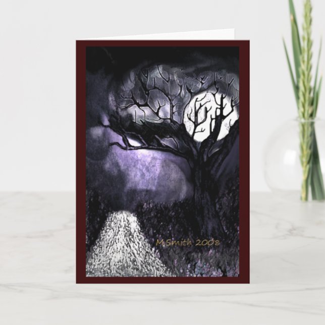 'THE MOST PAINFUL DARK" GREETING CARD (Front)