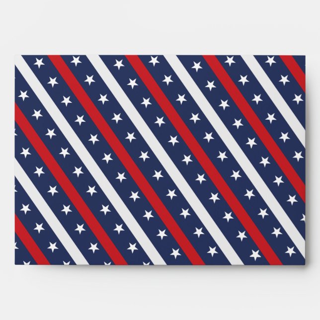 The Most Patriotic American Flag | 4th Of JulyT Ba Envelope (Front)