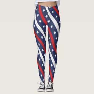 The Most Patriotic American Flag 4th Of JulyT Ba Leggings