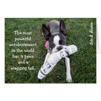 The most powerful antidepressant... BLANK CARD