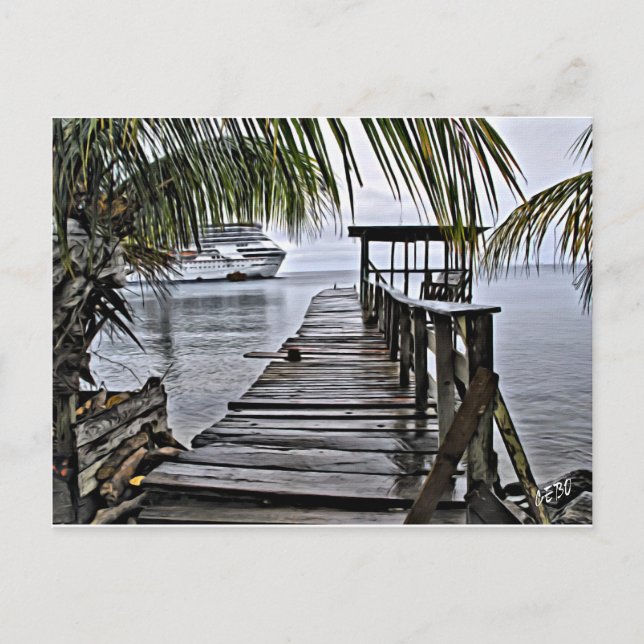 The most relaxing dock postcard (Front)