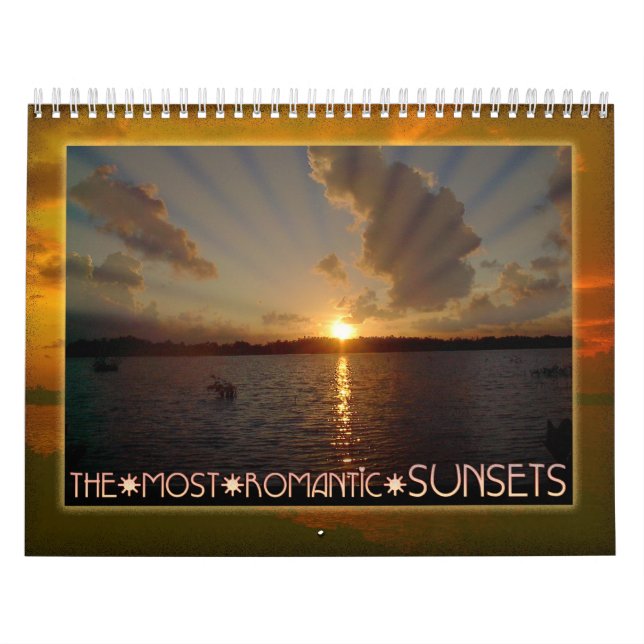 The Most Romantic Sunsets Calendar (Cover)