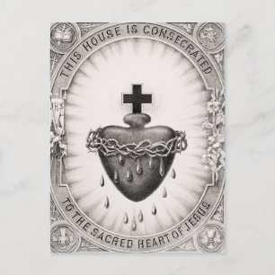 The Most Sacred Heart of Jesus Christ Postcard