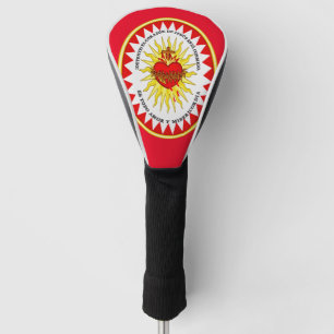 The Most Sacred Heart of Jesus Devotional Art Golf Head Cover