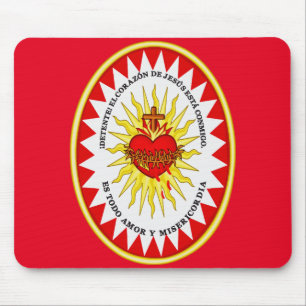 The Most Sacred Heart of Jesus Devotional Art Mouse Mat