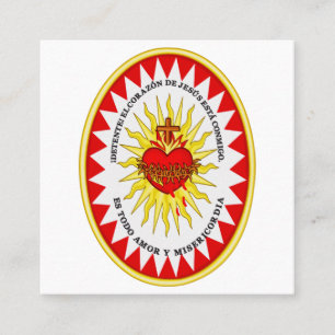 The Most Sacred Heart of Jesus Square Business Card