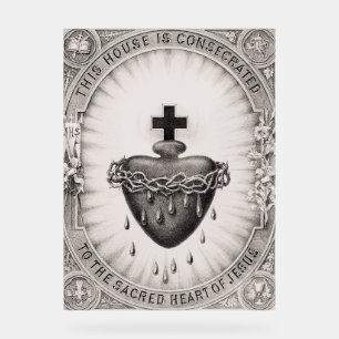 The Most Sacred Heart of Jesus Symbol of Divine Acrylic Sign