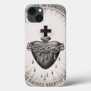 The Most Sacred Heart of Jesus Symbol of Divine  iPhone 13 Case