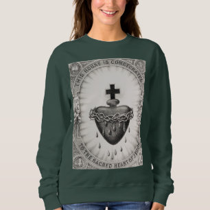 The Most Sacred Heart of Jesus Symbol of Divine Sweatshirt