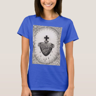 The Most Sacred Heart of Jesus Symbol of Divine  T-Shirt