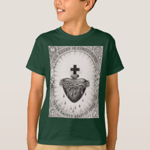 The Most Sacred Heart of Jesus Symbol of Divine T-Shirt