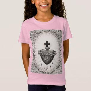 The Most Sacred Heart of Jesus Symbol of Divine  T-Shirt