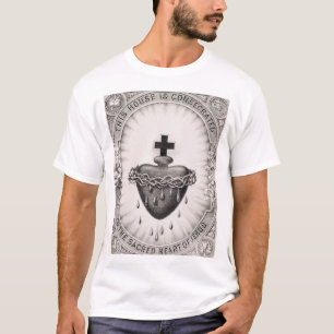 The Most Sacred Heart of Jesus Symbol of Divine  T-Shirt