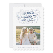 The Most Wonderful Hand Lettering Christmas Card