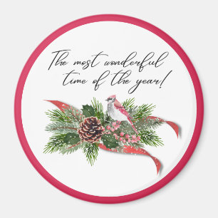 The Most Wonderful Time of the Year Christmas 3" Magnet