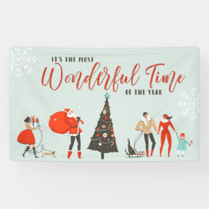 The Most Wonderful Time of the Year Christmas Banner