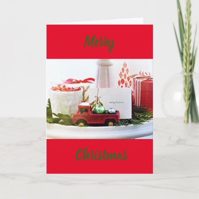 THE MOST WONDERFUL TIME OF THE YEAR "CHRISTMAS" HOLIDAY CARD (Front)