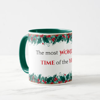 The Most Wonderful Time of the Year Christmas Mug
