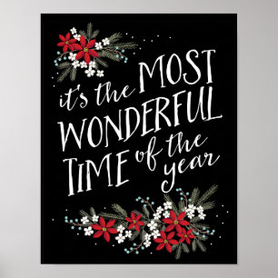 The Most Wonderful Time of the Year Christmas Poster