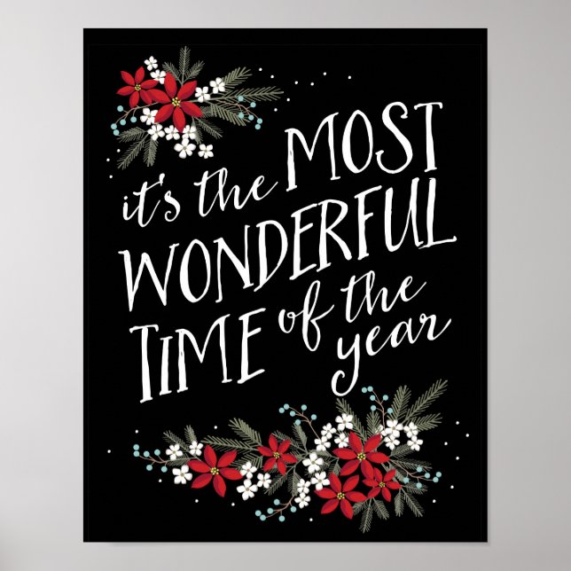 The Most Wonderful Time of the Year Christmas Poster (Front)
