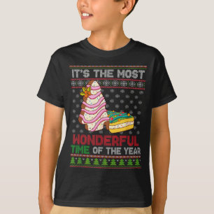 The Most Wonderful Time Of The Year Christmas Tree T-Shirt