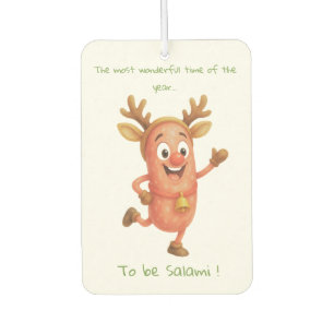 The most wonderful time of the year...to be Salami Car Air Freshener