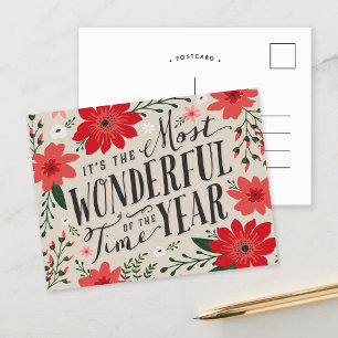 The Most Wonderful Time of Year Holiday Floral
