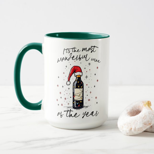 The Most Wonderful Wine Of The Year  Mug (With Donut)