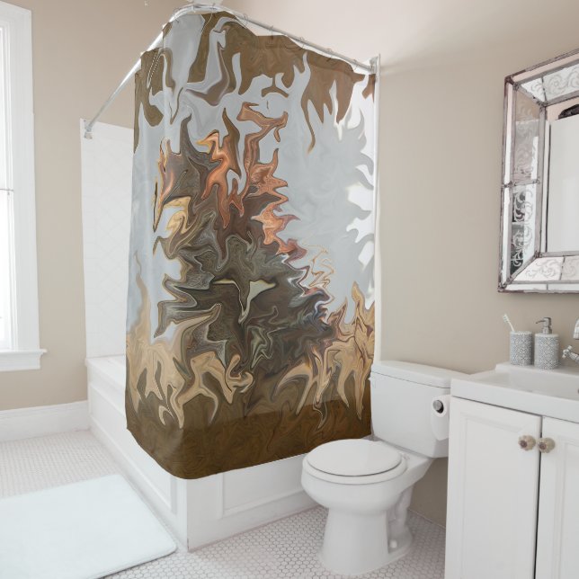 The Moth..... Shower Curtain (In Situ)