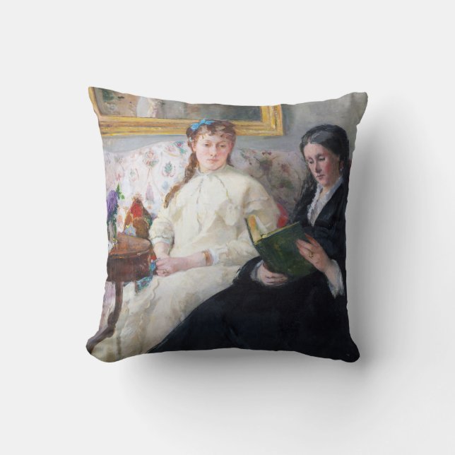 The Mother and Sister of the Artist, Berthe Moriso Cushion (Front)