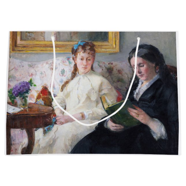The Mother and Sister of the Artist, Berthe Moriso Large Gift Bag (Front)