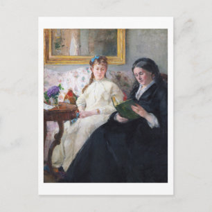 The Mother and Sister of the Artist, Berthe Moriso Postcard
