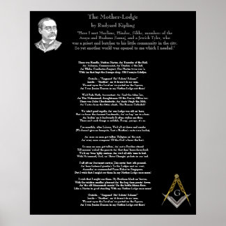 The Mother Lodge - Kipling Poster