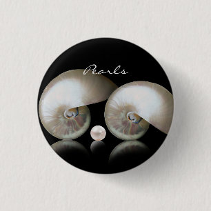 The Mother of Pearl 3 Cm Round Badge