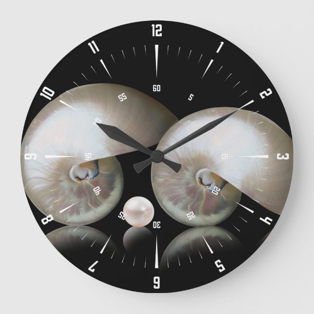 The Mother of Pearl Round Clock (Front)