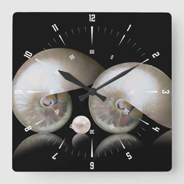 The Mother of Pearl Round Clock (Front)