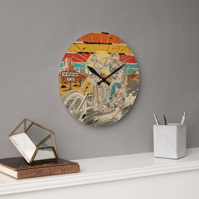 The Mother Road Large Clock (Office)